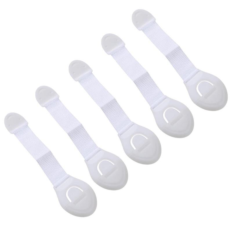 1pc/5pcs Baby Kids Drawer Door Safety Care Locks Plastic Drawer Door Cabinet Cupboard Toilet Safety Locks Straps Baby Protection: 5pcs