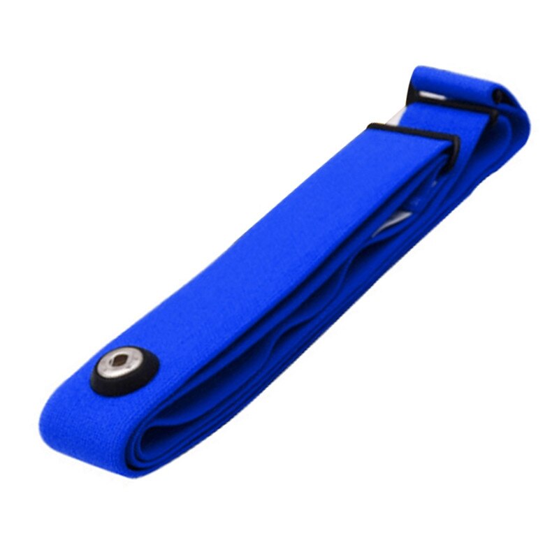 Elastische bevestigingsband sport hartslagmeter verstelbare borstband fitnessapparatuur: Donkerblauw
