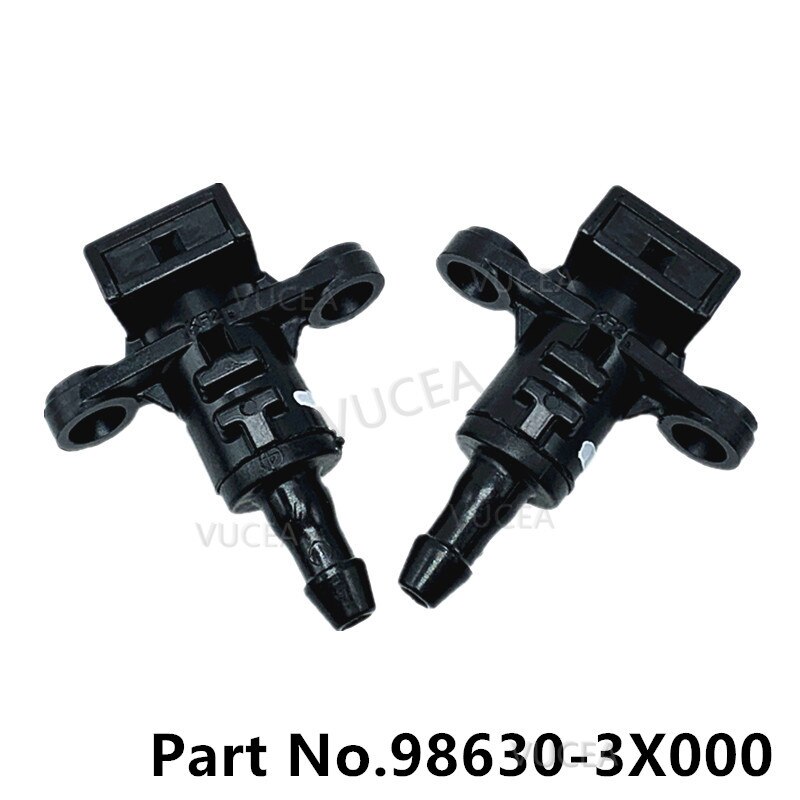 1 pair Genuine For Windshield Washer Nozzle Cleaning nozzle of wiper For Kia Rio - K3 Cerato Forte Shuma