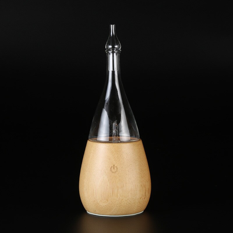 Ätherisches Öl Diffusor Holz Glas Lufterfrischer Aroma Wasserlosen USB Auto Duft Maschine luft Aromatherapie Vernebler Für Hause Yoga: Weiß