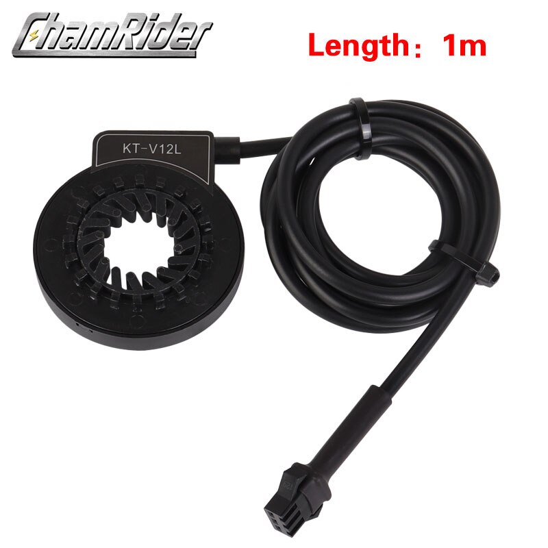 ChamRider KT PAS Pedal Assist Sensor V12L D12L BZ-4(8) BZ-10C Julet Waterproof Connector 6 Magnets Dual hall Sensors 12 Signals: V12L