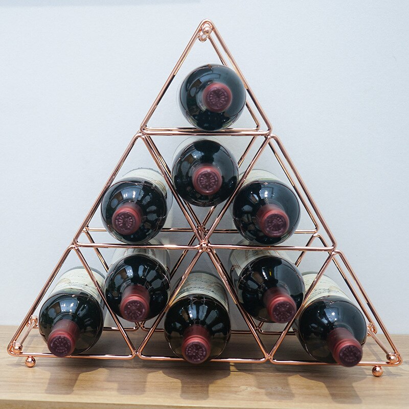 Afneembare restaurant woonkamer bar wijnkast wijnrek display rek wijnrek metaal eenvoudig huishoudelijk druivenrek