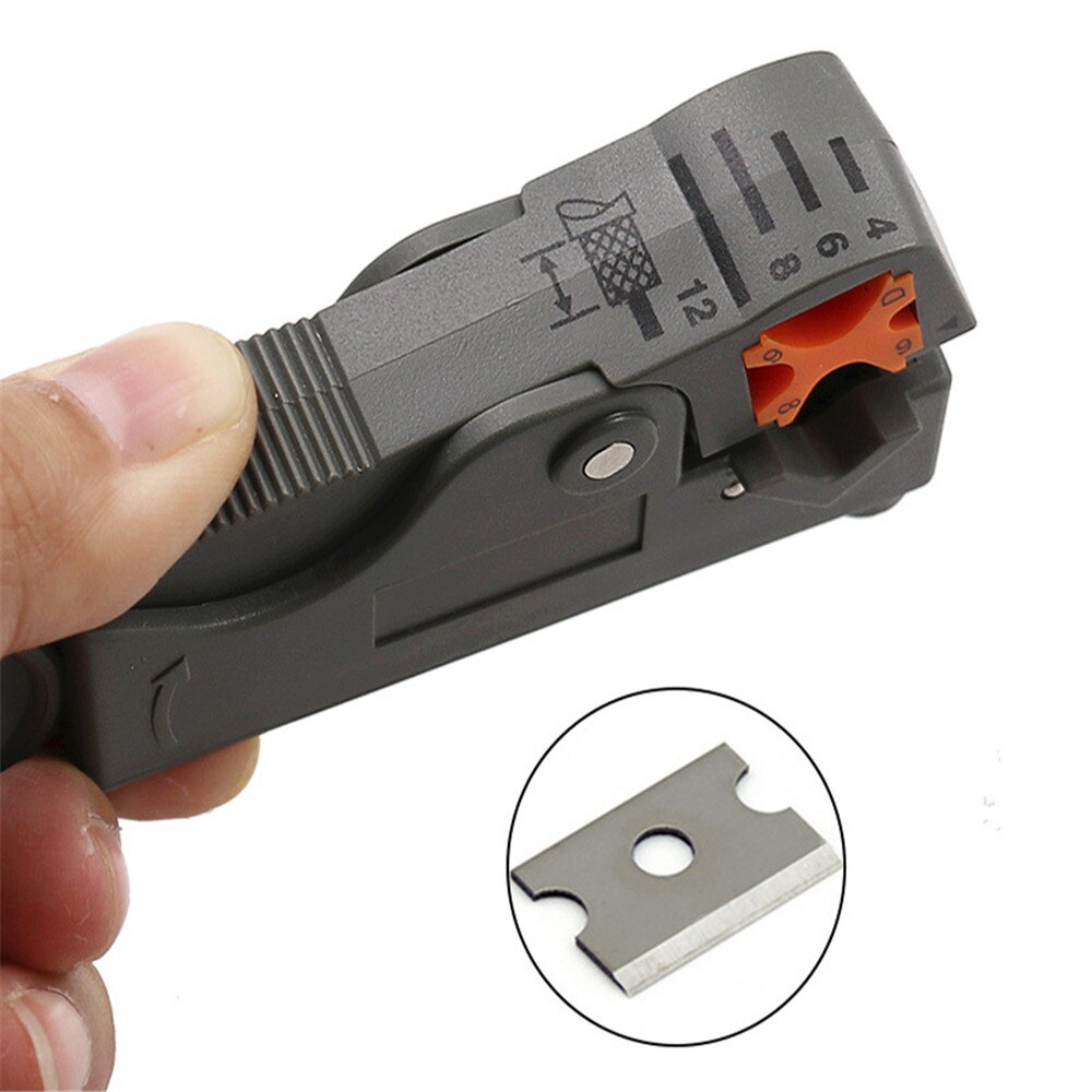 Automatische striptang, draadstripper, multitool, krimptang, kabelgereedschap, netwerk-utp-kabelknipper, stripper voor kabels