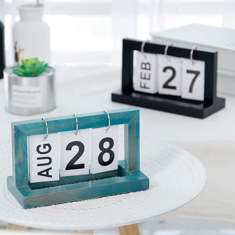 Vintage juletræ kalender ornamenter bogstaver år dekorationer bord skrivebord kontor opbevaring organisator maling efter nummer hjem de