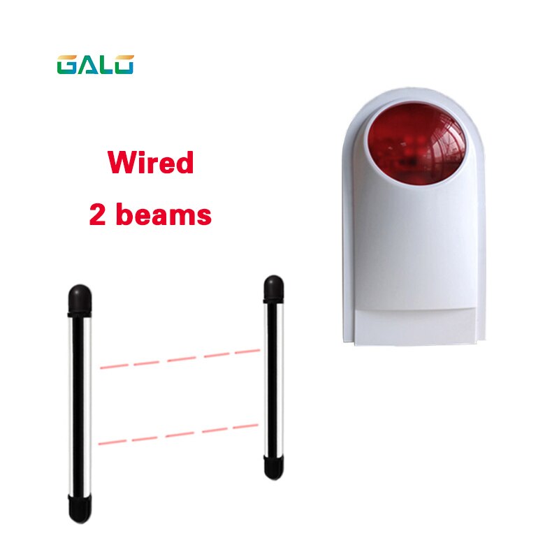 Photoelectric Beams Sensor Active Infrared Intrusion Detector IR Optional Outdoor Perimeter Wall Window Fence Alarm system: A