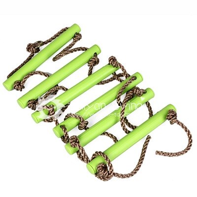 Crianças Brinquedo Balanço Ao Ar Livre Indoor Escada de Corda de Plástico Playground Jogo Ginásio Anéis de Barra de Trapézio Balanço De Madeira com Plástico: 3