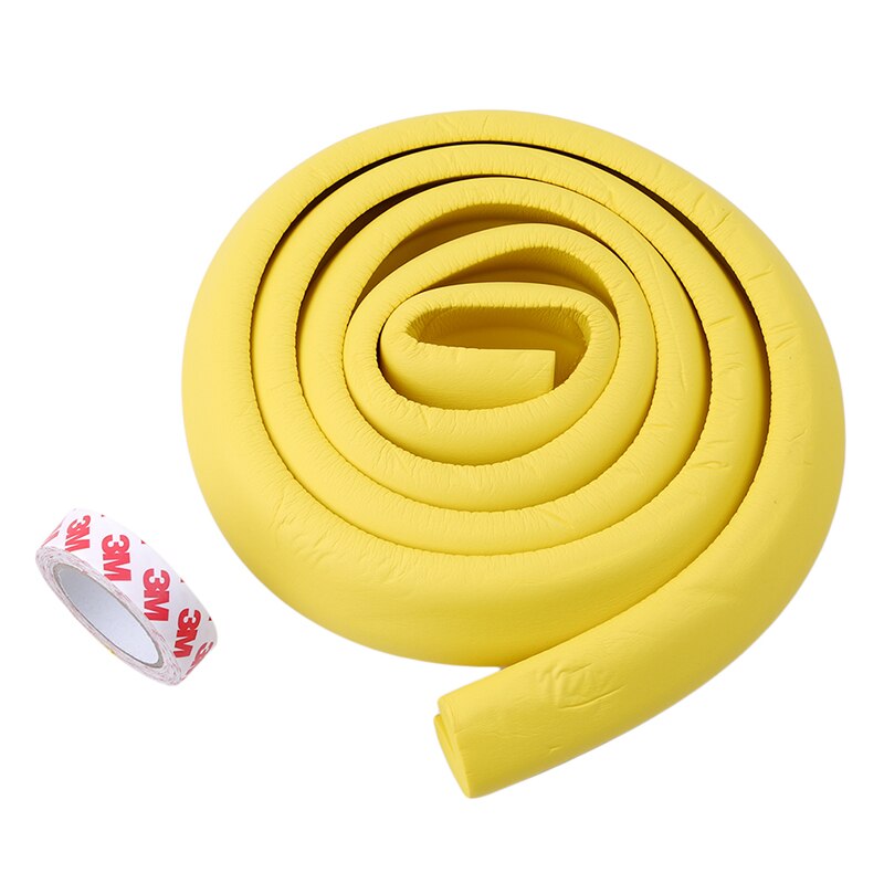 Child Baby Safety Products Glass Table Edge Furniture Guard Strip Horror Crash Bar Corner Foam Bumper Collision Protector 200cm: yellow