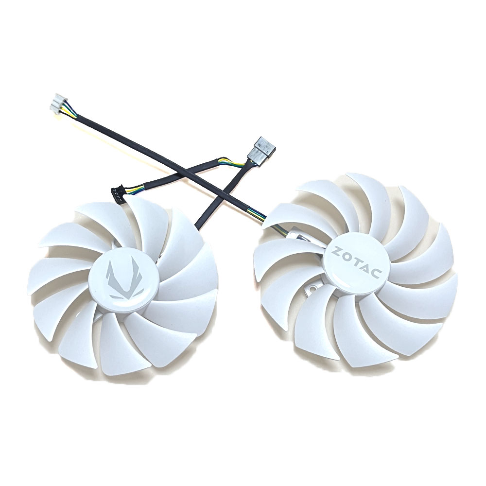 ventilador GPU blanco RTX 3060 AMP de 88MM/100MM, para Zotac RTX 3060 Ti, RTX 3060 AMP blanco, ventilador de refrigeración de tarjeta de vídeo RTX 3070 de doble borde