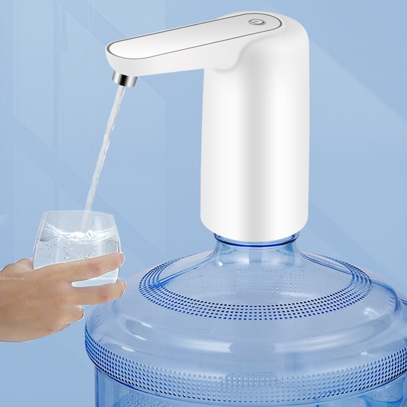 Water Bottle Dispenser , USB Charging Universal Electric Water Dispenser Waterproof Drinking Water Jug Pump for 2-5 Gallon Water
