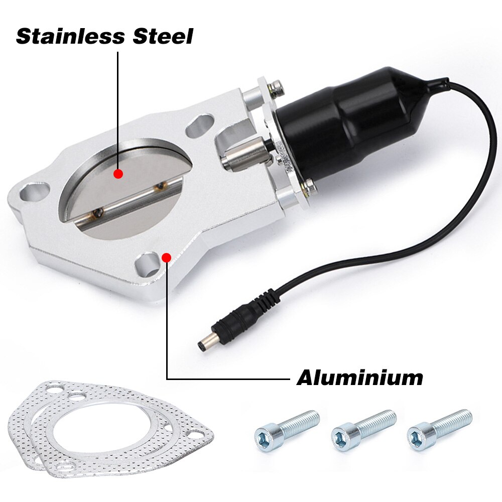2.5 &quot; 3.0 &quot; y-rör elektriskt avgassystem catback cut out kit passa fjärrkontrollsatser bil ljuddämpare tillbehör / avgaskontrollventil