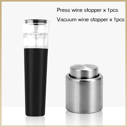 Neue Xiaomi edelstahl wein stopfen vakuum flasche Stopper abdichtung silikon Abdichtung hoch-Ende-wein champagner Stopper schäumen: wie gezeigt2