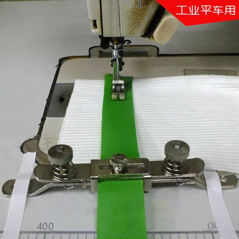 Abrazadera para banda elástica, encaje, correas, piezas de máquinas de coser industriales, soporte de tensión elástica de ancho ajustable