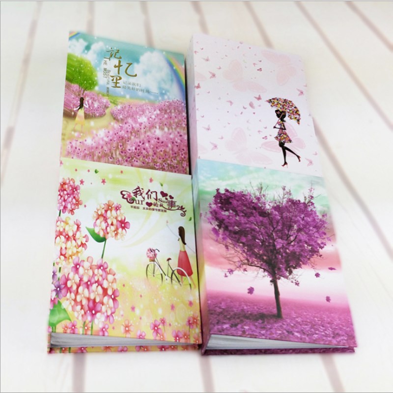 6 Inch 100 Sheet Insert Album 50 Sheets Inside 4R Cute Children a Photo Album Studio Simple Wedding Photo Album