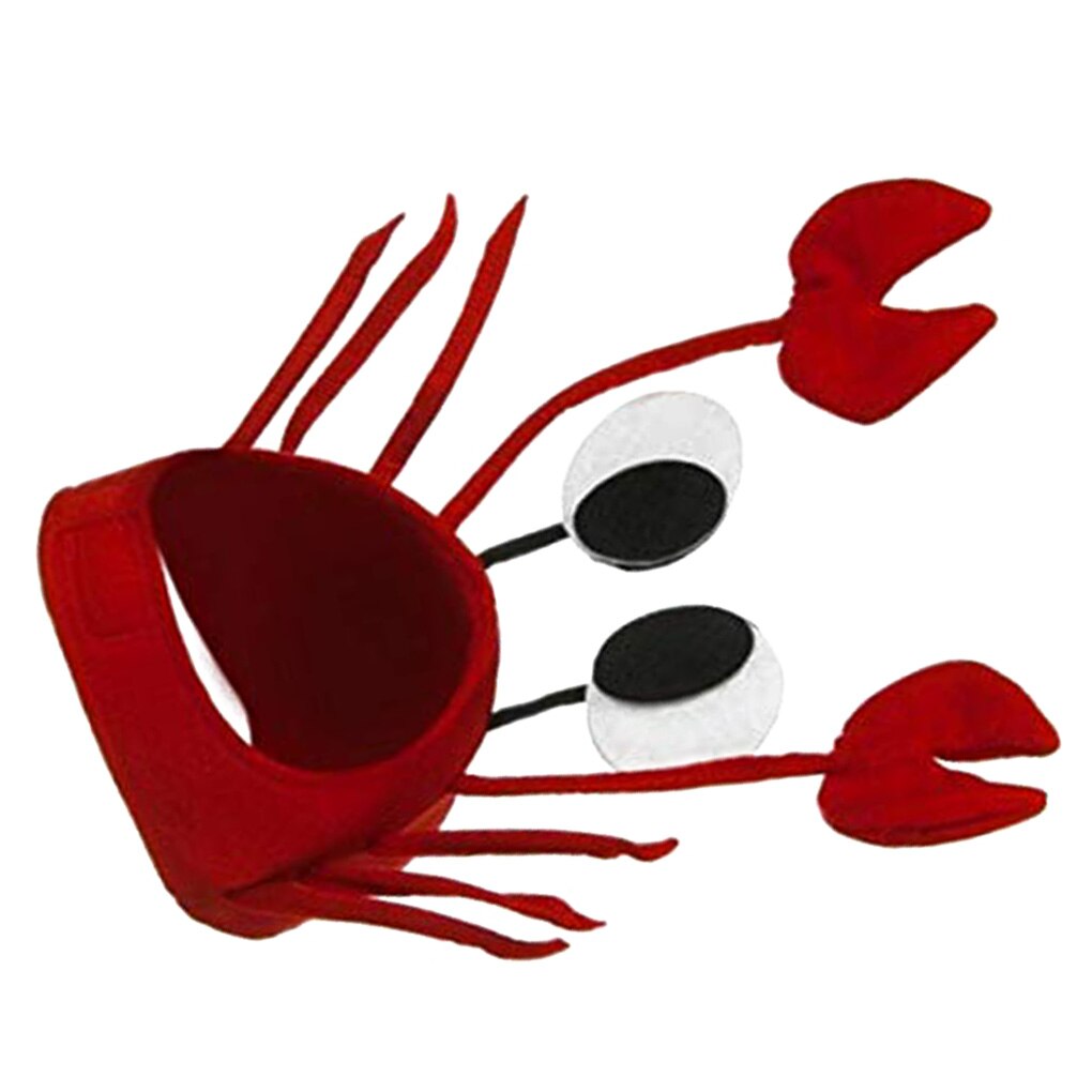 Drôle noël rouge homard crabe mer Animal chapeau accessoire de déguisement adulte enfant casquette bonne année