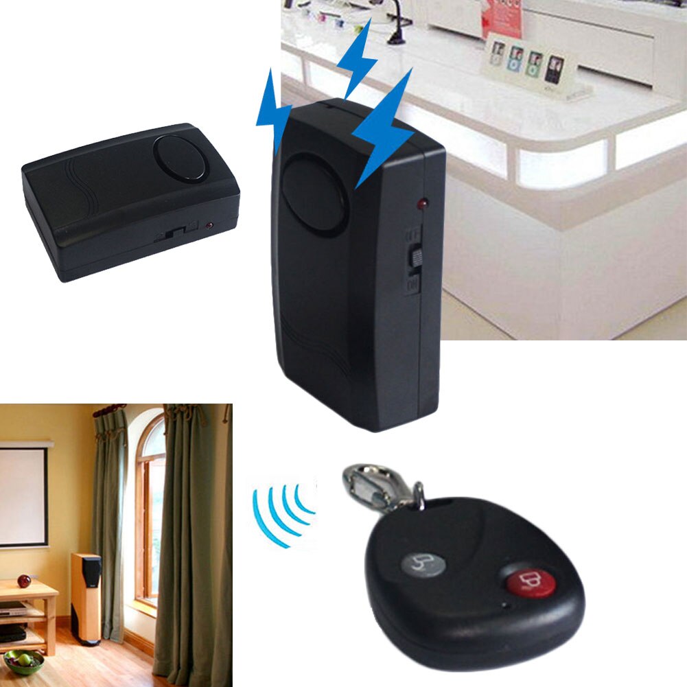 Alarma de seguridad antirrobo para motocicleta y moto, con Control remoto, alarma de vibración, llavero para puerta/ventana