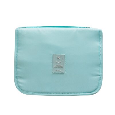 Wielofunkcyjny hak do zawieszania worek do prania kobiety kosmetyczki Travel Necessarie makijaż organizator przyborów toaletowych etui kosmetyczka: Sky blue