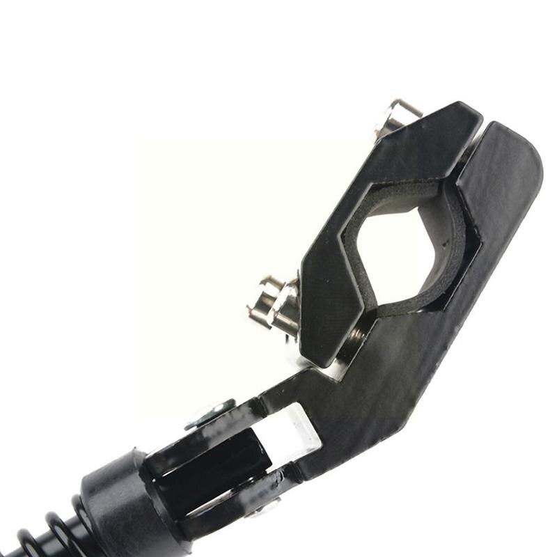 Musta maastopyörän puoleinen teline polkupyörän säädettävä teline polkupyöräpotku polkupyörän metalliseos teline lisävarusteen puoli