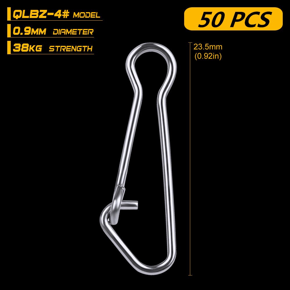 50 PCS/ Stainless Steel Super Strong Fishing Special Strength Pin Road Lure Bait Pin Fishing Supplies Fly Tying Tools: 4- 50 PCS