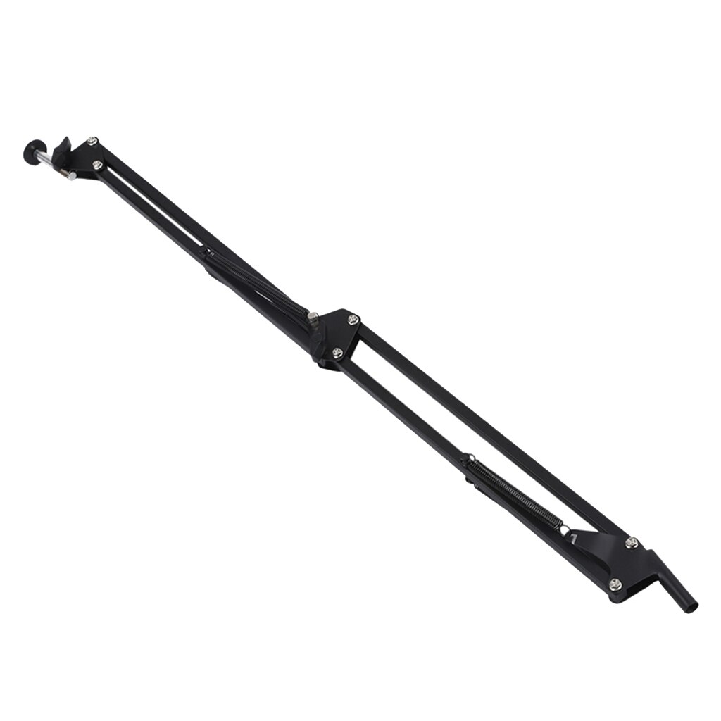 Adjustable Mic Stand Suspension Boom Scissor Arm Stand with Max. Load 2KG Mounting Clamp Kit