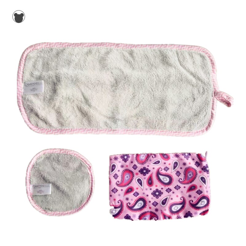 Sminkefjerner/servietter/håndklær antibakteriell mikrofiber trenger naken vann sminkefjernerverktøy superenkelt ansiktsrensesett: misligholde tittel