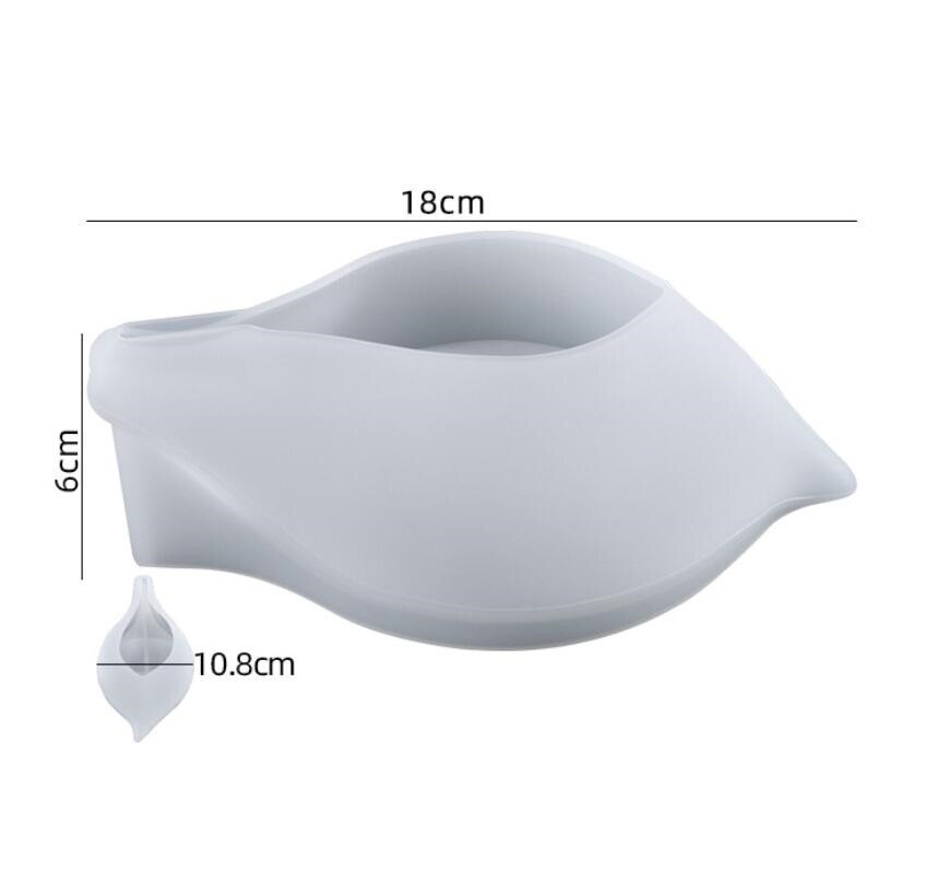 Blatt bilden Seife Kasten Silikon bilden DIY Epoxid Harz Seife Halfter Gericht Formen Schlecht Lagerung Platte Tablett Harz Handwerk Gießen formen: 02