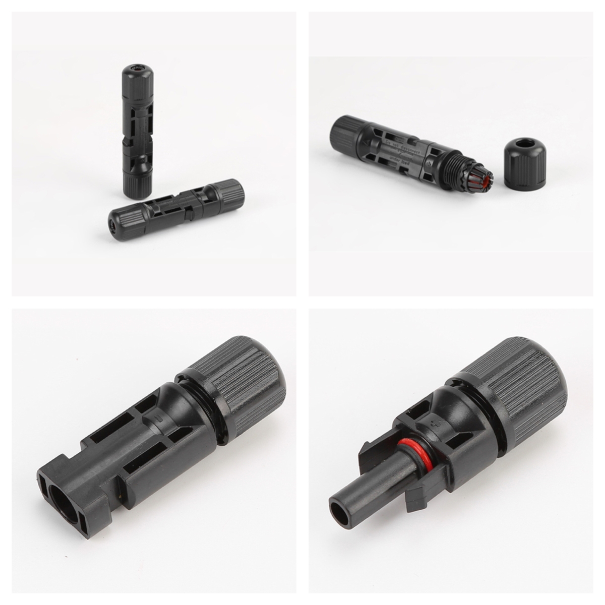 1 Paar Solar Connector Solar Plug Kabel Connectoren (Man &amp; Vrouw) Voor Zonnepanelen En Fotovoltaïsche Systemen