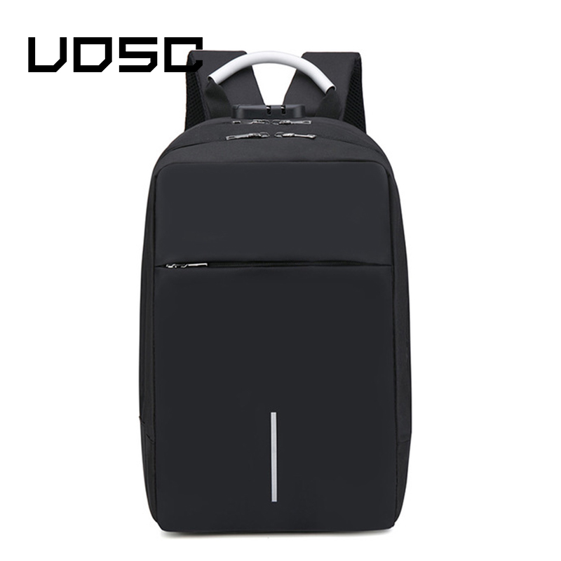 Mochila Antirrobo De Ordenador Portátil Para Hombre Bolso De Viaje Negocios  USB