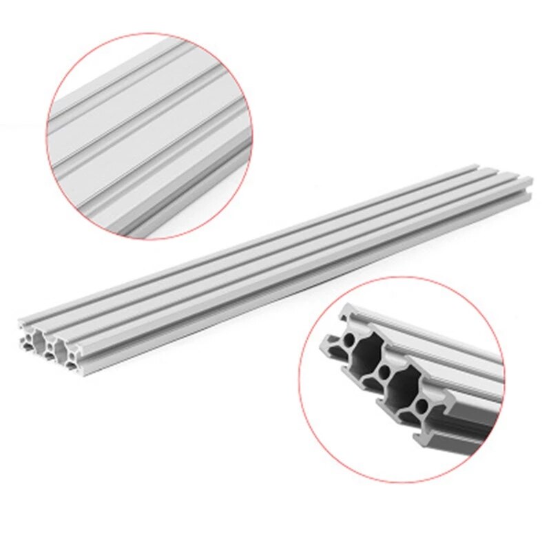 100-600mm Beliebige Schneiden Europäischen Standard 2060 Aluminium legierung profil Stecher arbeitsplatte profil 2060 Aluminium profil