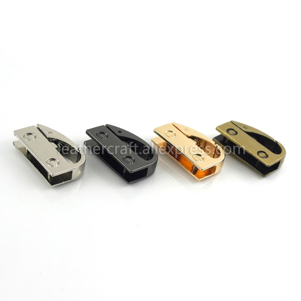 2 stk metalpose sideanker kile bøjle karbinhage klemmer karbinhage taske sidekant anker link hardware til taske pung strop
