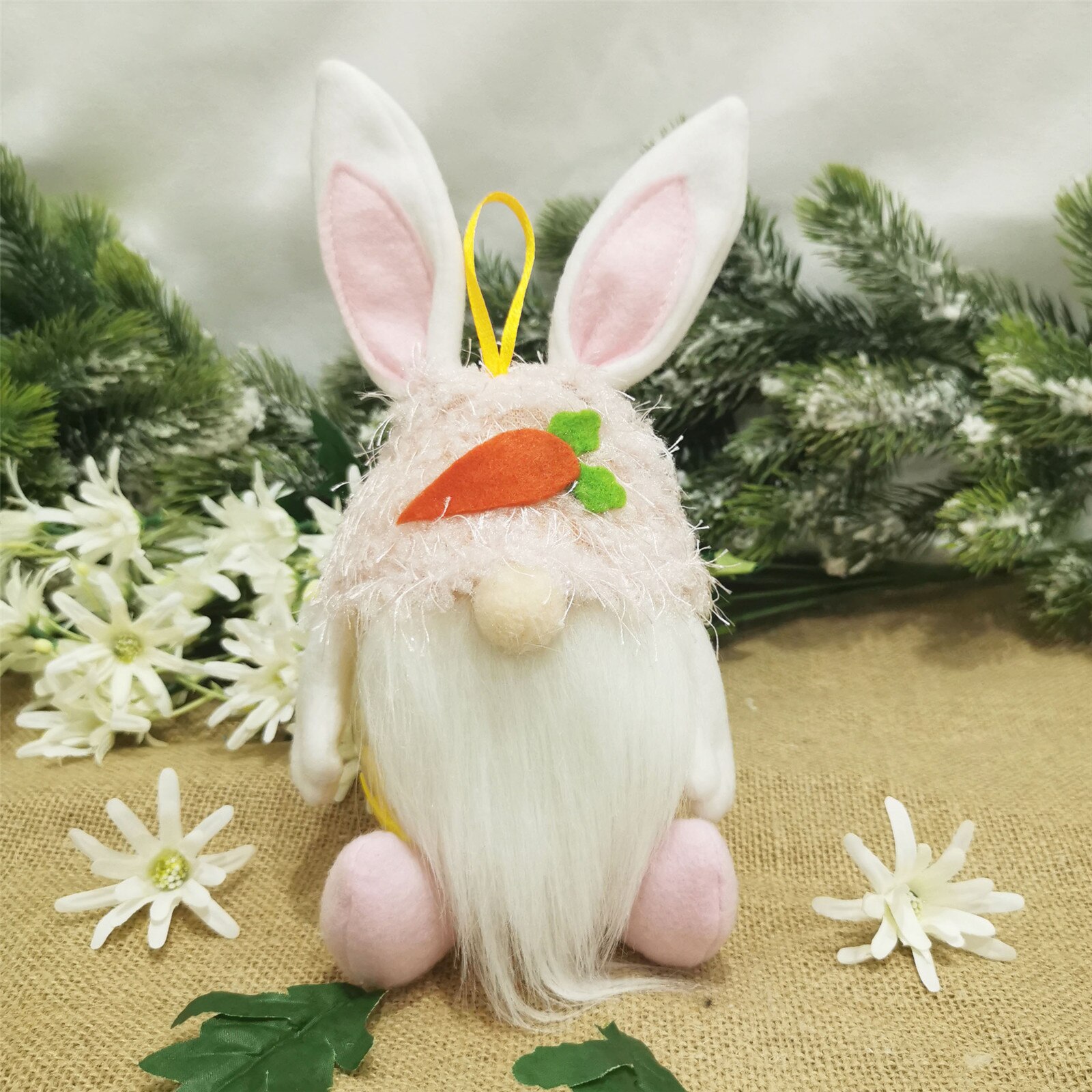 Spring Easter Party Decorations for Home Happy Easter Bunny Rabbit Egg Wooden Hanging Pendant DIY Craft Party Supplies