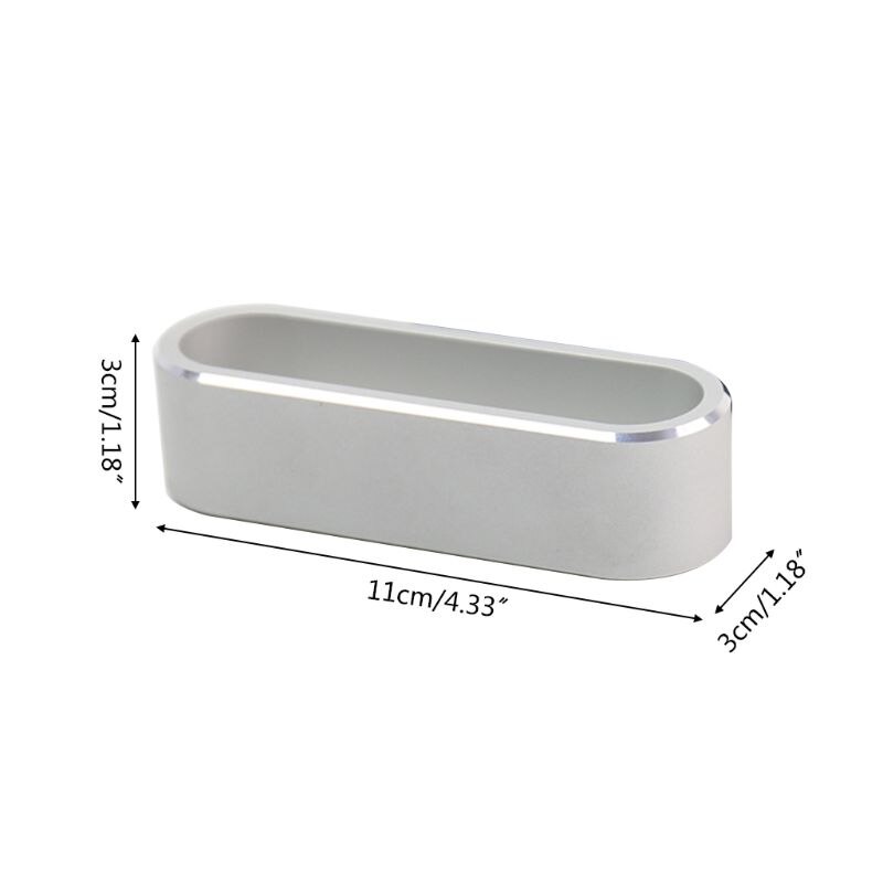 Metal Business Name Card Holder Aluminum Display Stand Rack Desktop Organizer