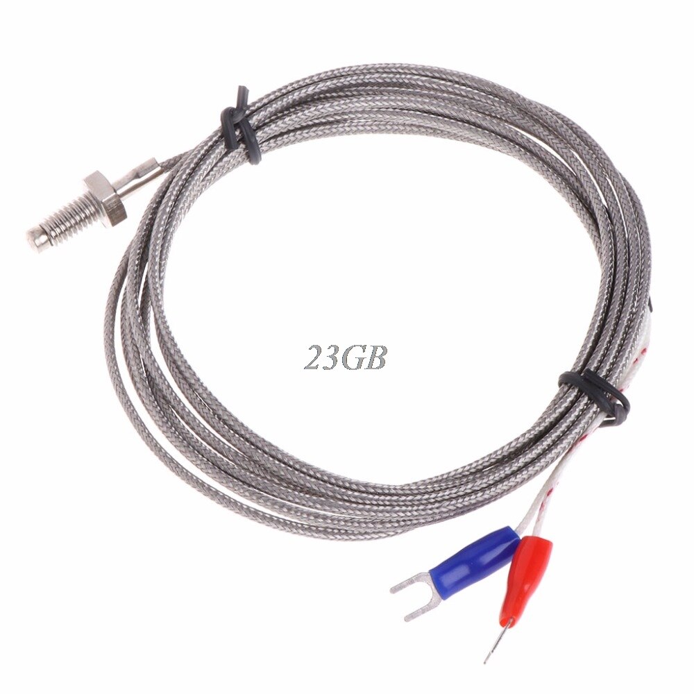 Temperature Sensor Prode Threaded Thread M6 Screw Probe Temperature Sensor Thermocou... – Grandado
