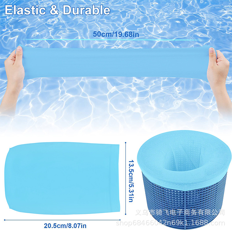 5/10/15pcs Pool Skimmer Socks Household Perfect Savers Nylon Mesh for Filters Baskets Skimmers Swimming Pool Accessories