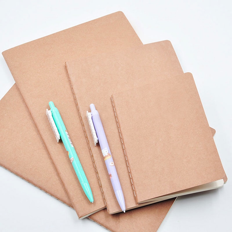 2PCS A5 kraft paper Traveler notebook inside page Diary notebook Various styles