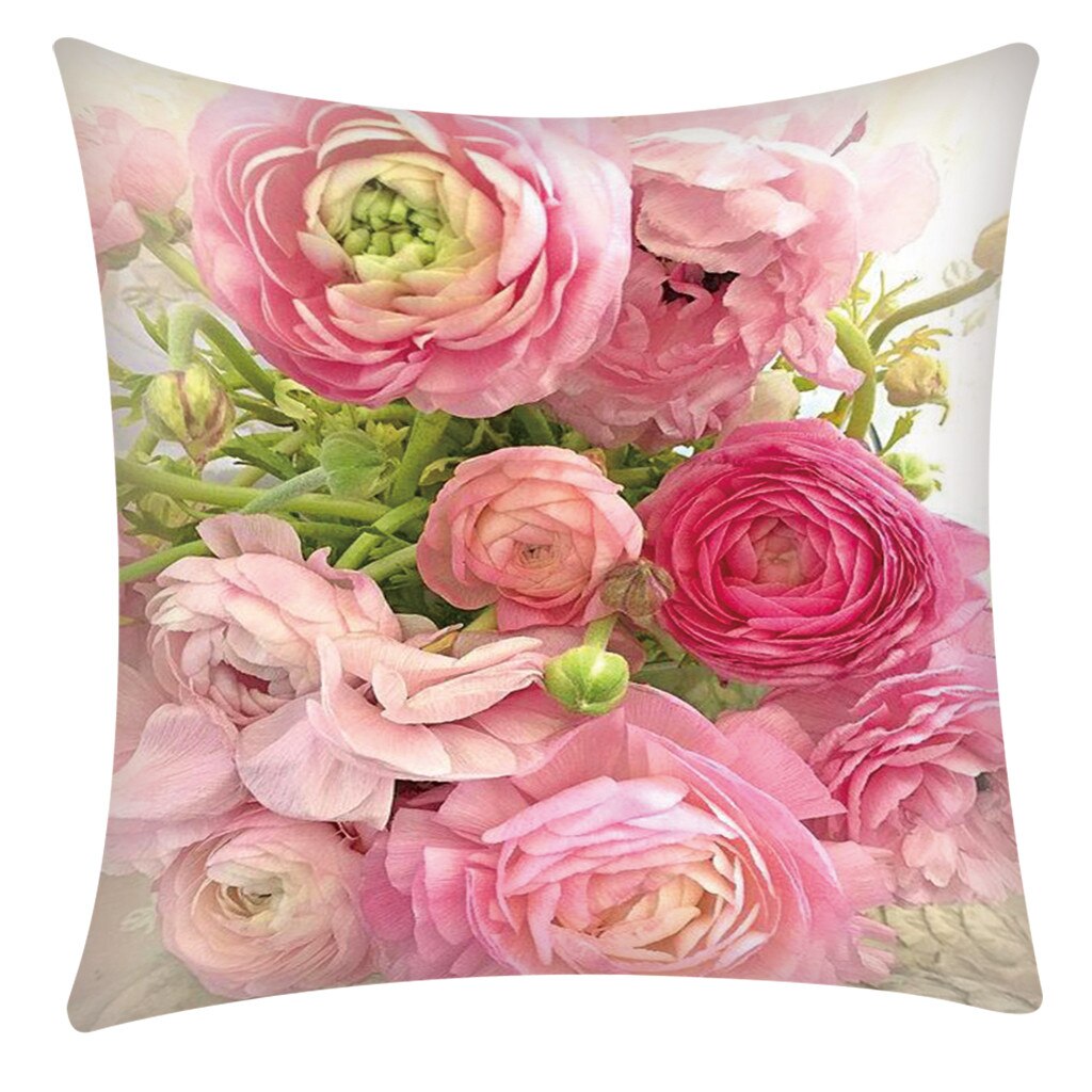 Print Kussensloop Polyester Sofa Auto Kussenhoes Home Decor 45X45Cm Подушки Декоративные Valentijnsdag Aanwezig: F