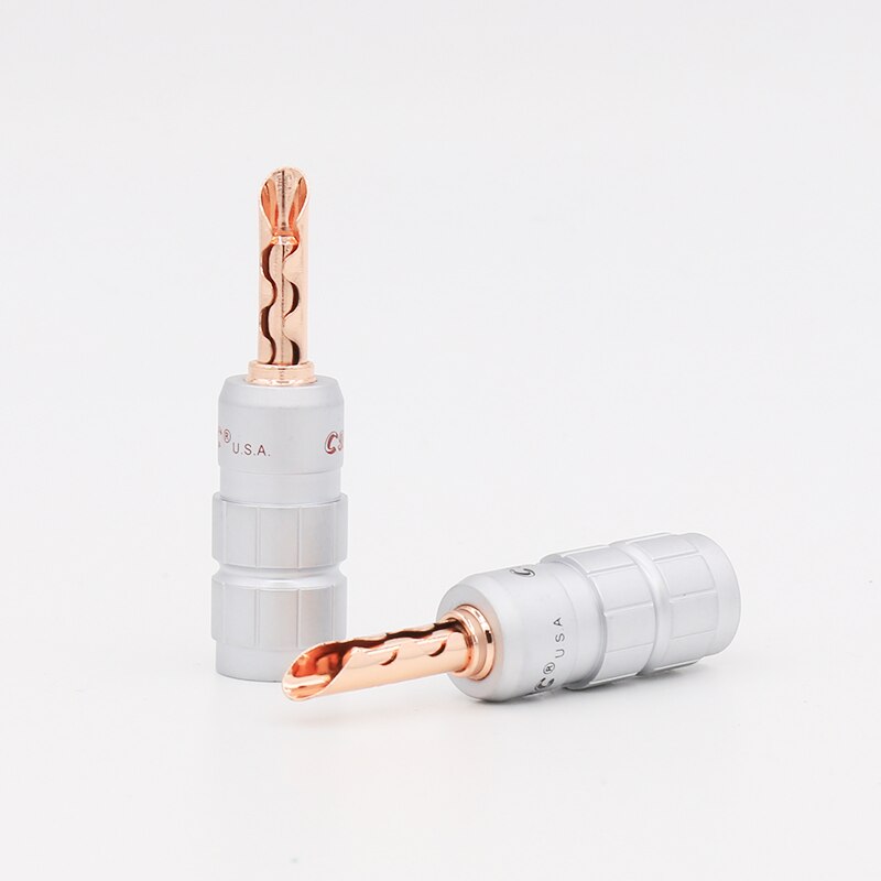 Hi End Audio di Rame Placcato Banana Bfa Z-Tipo di Connettore Del Cavo Del Cavo Dell'altoparlante Spina Hifi