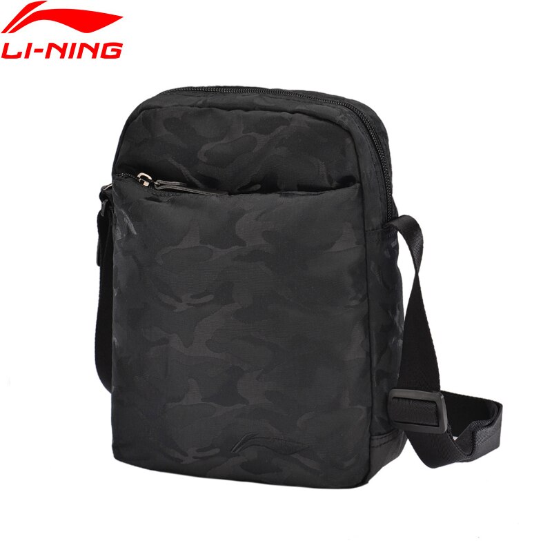 Li-Ning Men's Urban Sport Shoulder Bag Polyester Leisure LiNing Sports Bags ABDM005 BJF117