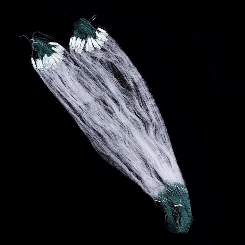 25m 1 Layers Fishing Net Monofilament Fishing Gill Network With Float Outdoor Sport Fish Gillnet Trap Fishing