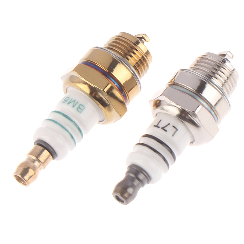 1PC BM6A bujías Glow Plug BM6A motor pequeño Replacemnet para 2 tiempos cortacésped con motosierra Strimmer