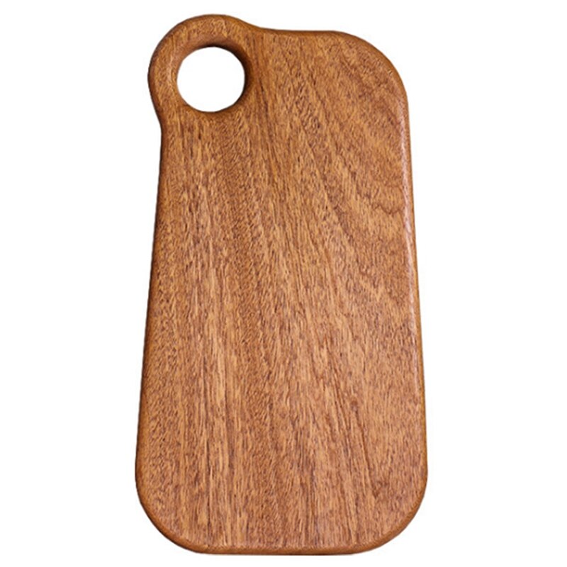 Simple madera de ébano de cocina de tablero de corte engrosada madera entera de tabla para pan tabla: Amarillo claro
