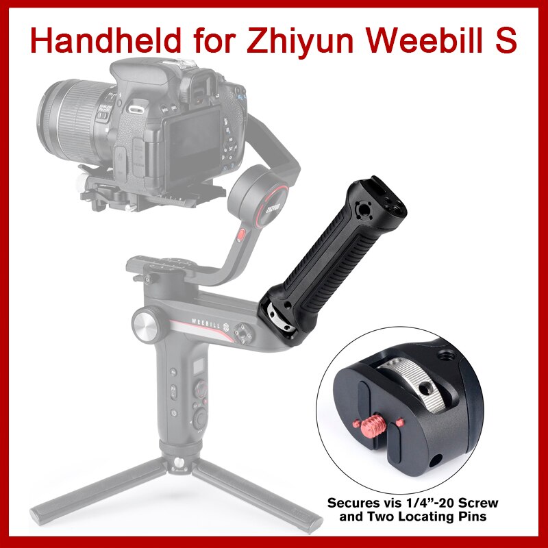 Neue Griff Verlängerung Hand Griff für Zhiyun Weebill S Weebill 2 Gimbal Stabilisator Handheld Zubehör mit 1/4 "Schraube See