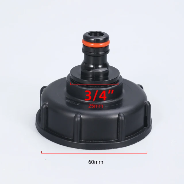 Duurzame Universele Waterkraan Adapter Plastic Slangfitting Snelkoppeling Fitting Kraan voor Auto Wassen Tuinirrigatie: Grey
