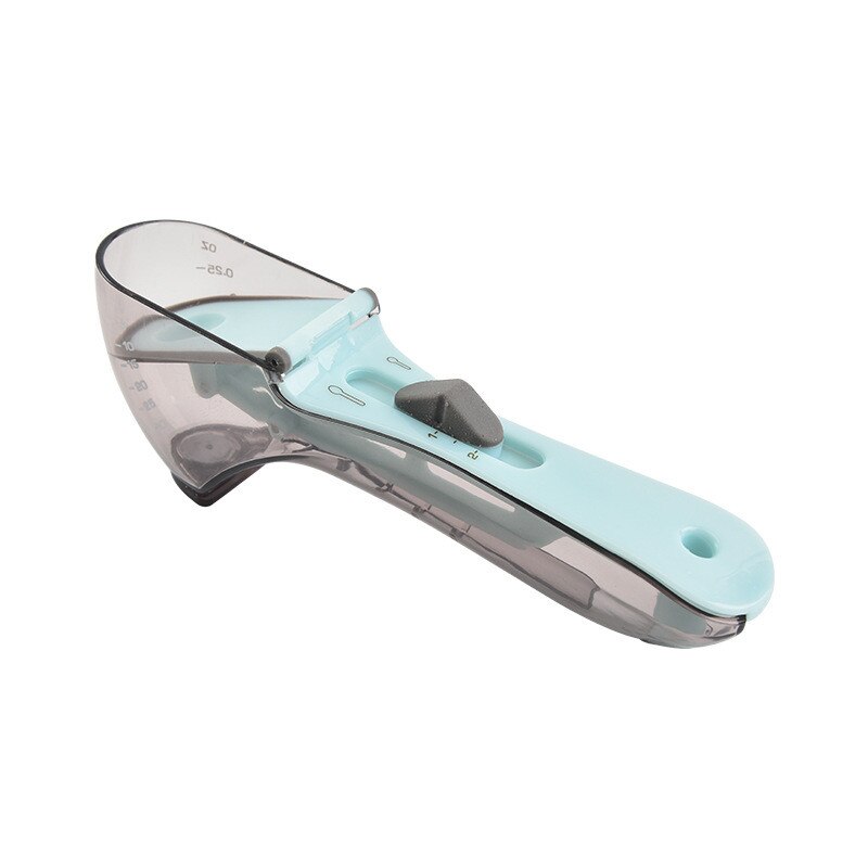 1/2Pc Kitchen Gadgets Adjustable Measuring Scoop Plastic Scale Gauge Baking Supplies Portable Metering Spoon Kitchen accessories: 1pcs Small