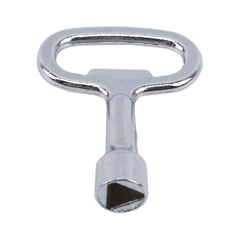 Stainless Steel Universal Panel Key Lock Wrench Triangle Socket Key Elevator Cabinet Switch Train Electrical Cupboard Box