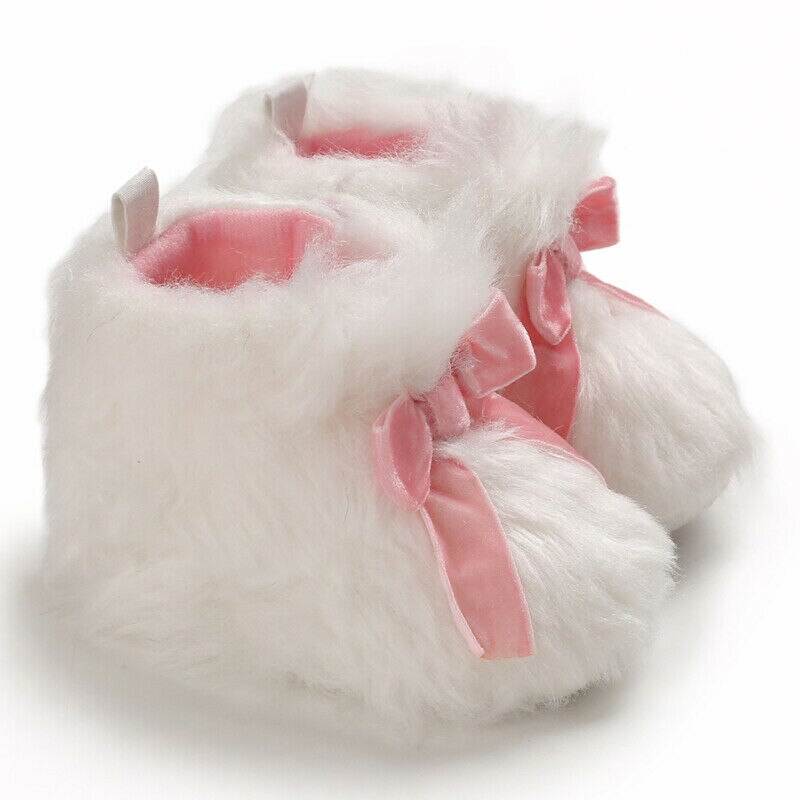 Inverno Del bambino Appena nato Caldo Scarpe Fondo Morbido Scarpe di Cotone Stivali Da Neve con il Velluto Del bambino Delle Ragazze Scarpe
