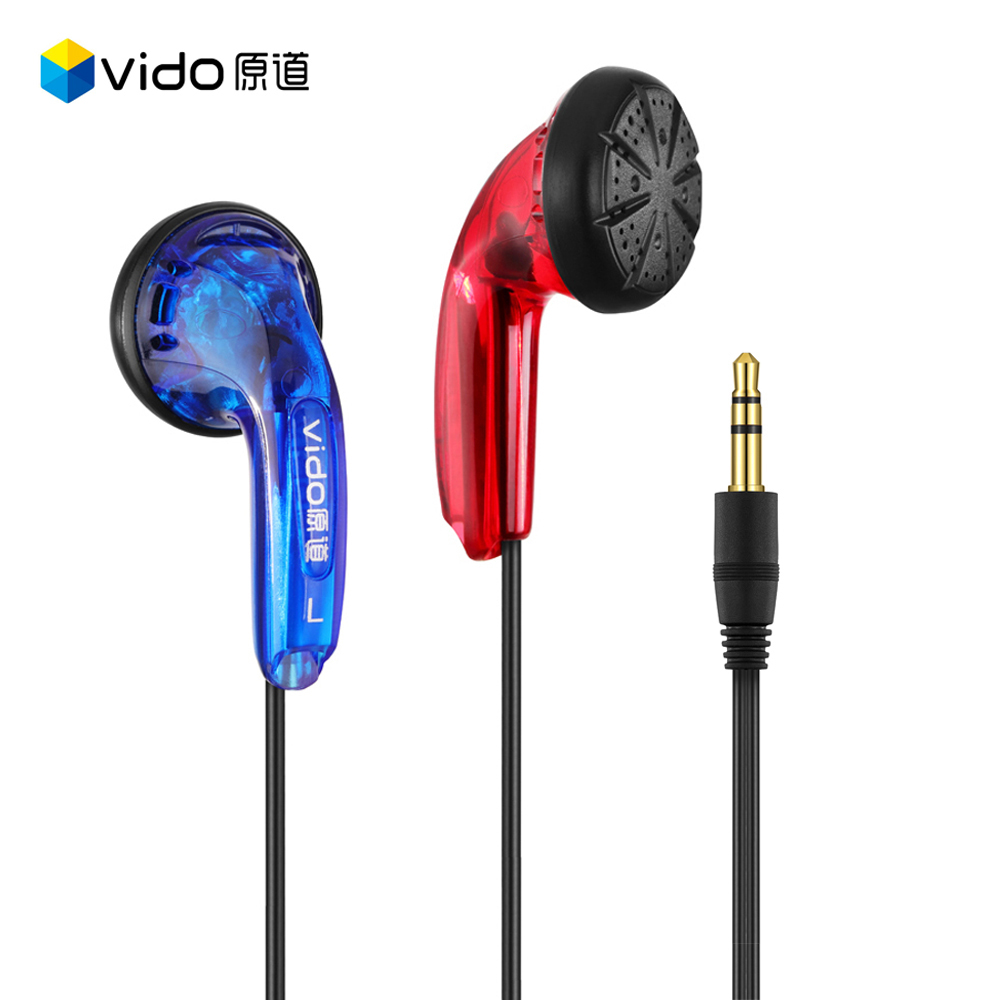 Vido – écouteurs HIFI HD filaires, oreillettes classiques, stéréo, musique, unité de pilote dynamique, basses lourdes, casque, Microphone, MX500, 3.5mm, 15.4mm