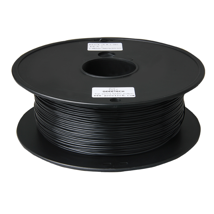 Geeetech 1roll/1kg 1.75mm PLA Filament Vacuum Packaging Overseas Warehouses Various Colors For 3D Printer Fast: Black