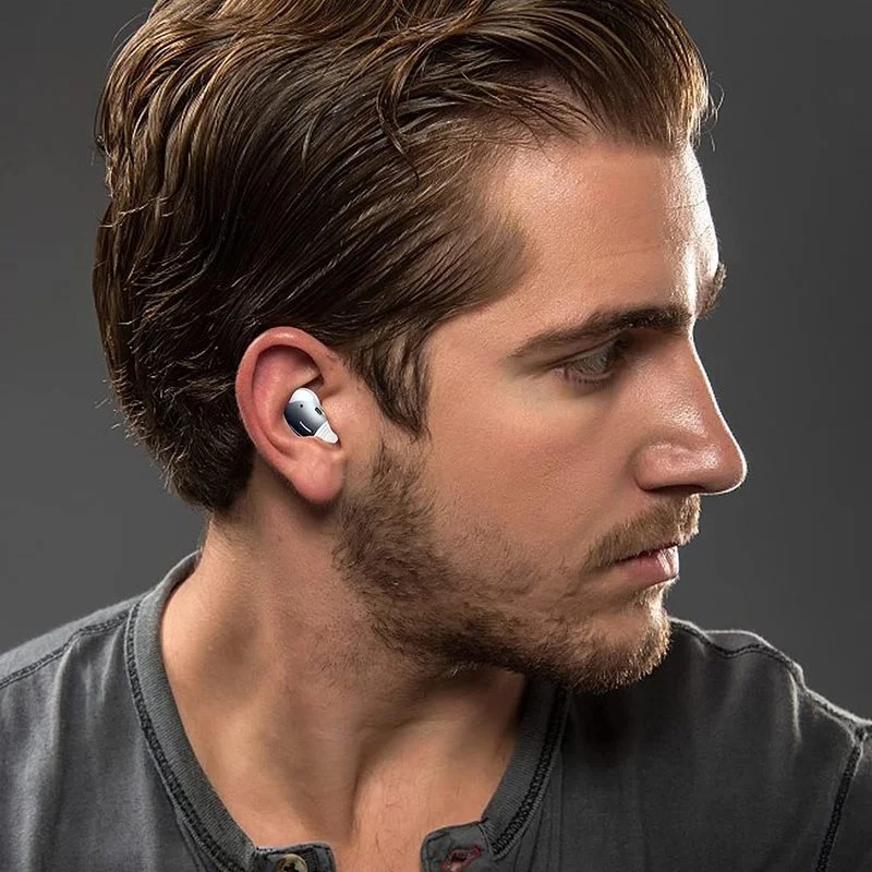 For Galaxy Buds Live Ear Tips Silicone Ear Wing Replacement Earplug for Samsung Galaxy Buds Live Accessories Anti-slip Sleeve