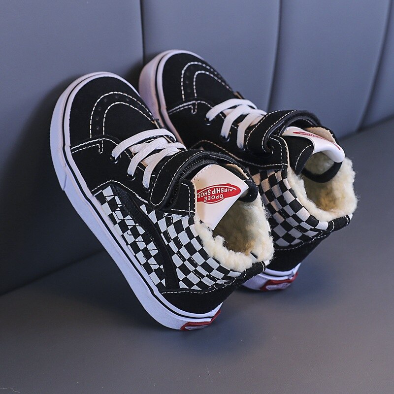 freundlicher schuhe Winter jungen und mädchen Plus samt hoch-oben baumwolle schuhe Leopard drucken schnee baumwolle: 33