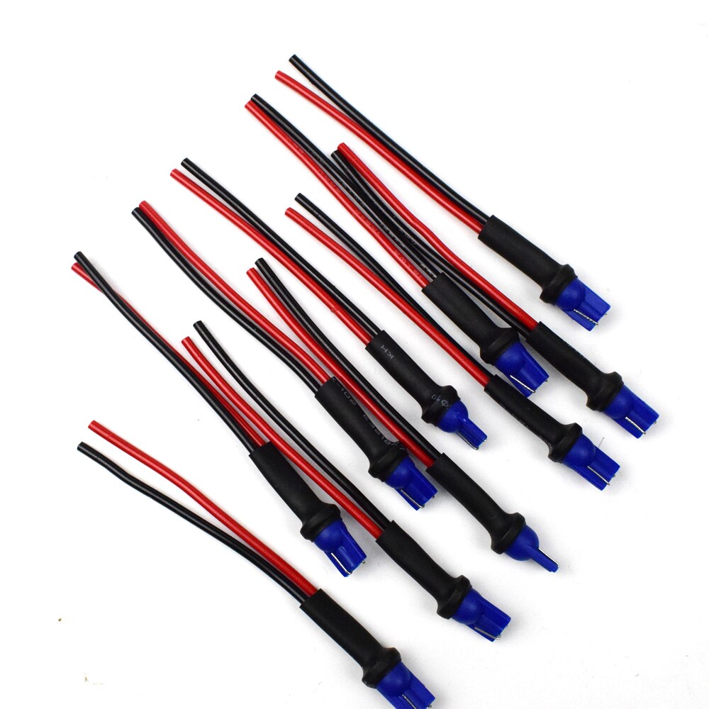 2 szt. T10 W5W uchwyt żarówki wtyk przewód męnarty na żeńnarty złącze miękkie gumowe gniazdo elektryczne robić samochodu lampa szerokokątna Dyoung